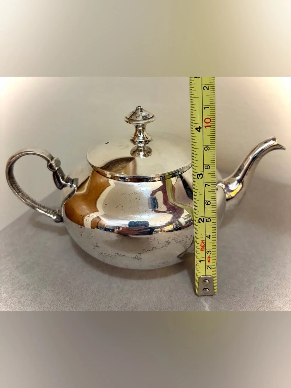 Restoration Hardware RAJ TEAPOT Silver Plate Made In India with Lid and Tea Pot